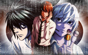 Light Yagami And Near, Two Of The Greatest Minds In The Land Of Death Note. Wallpaper
