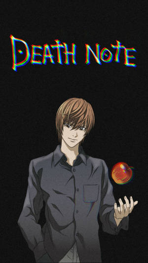 Light Yagami Apple Death Note Wallpaper