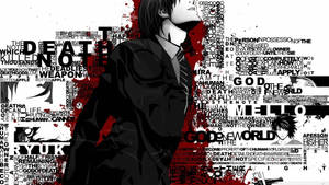Light Yagami Death Note Quotes Wallpaper