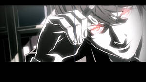 Light Yagami With Red Eyes Wallpaper
