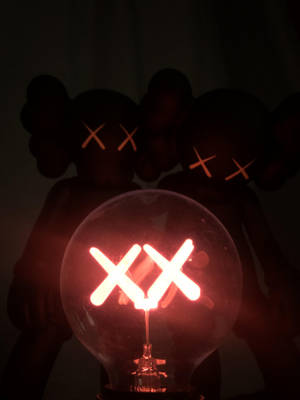 Lightbulb Kaws 4k Wallpaper