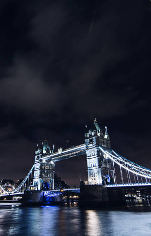 Lighted Tower Bridge Night Time Wallpaper