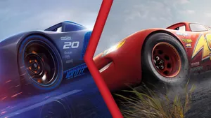 Lightning Mcqueen Vs Jackson Storm Wallpaper