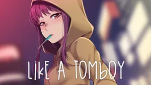 Like A Tomboy Anime Girl Wallpaper