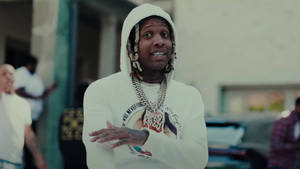 Lil Durk Performing In The Streets Wallpaper