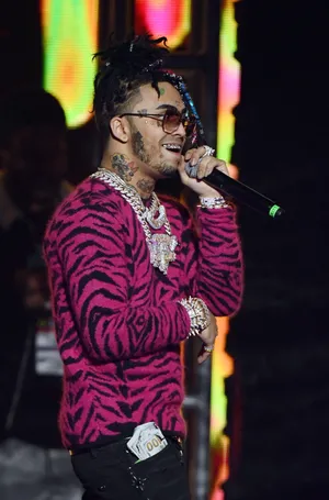 Lil Pump Live On Stage Wallpaper