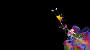 Lil Uzi Album Flying Art Wallpaper