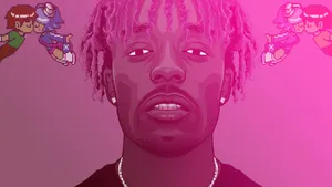 Lil Uzi Album In Pink Wallpaper