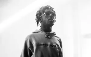 Lil Uzi Holding A Copy Of His New Album