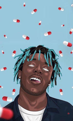 Lil Uzi Vert Dope Cartoon Wallpaper