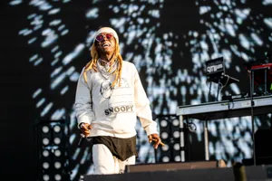 Lil Wayne At Lollapalooza Wallpaper