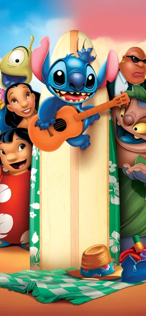 Lilo And Stitch Characters Wallpaper