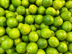 Lime Fruit Shades Of Green Wallpaper