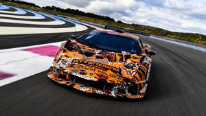 Limited Edition Lamborghini Essenza Scv12 For Motorsport Wallpaper