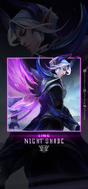 Ling Mobile Legends Night Shade Poster Wallpaper