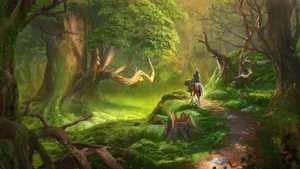 Link, Video Games, The Legend Of Zelda, Forest Wallpaper Hd Wallpaper