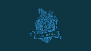 Linux Kernel Realistic Heart Wallpaper