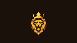 Lion Cool King Logo Wallpaper
