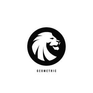 Lion Head Circular Logo Wallpaper