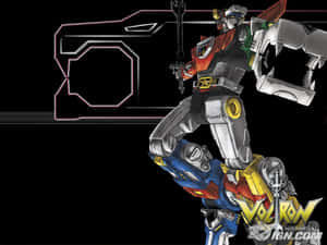 Lion Voltron Robot Poster Art Wallpaper