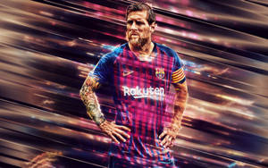 Lionel Messi 2020 Hands On Waist Wallpaper