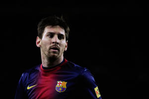 Lionel Messi Black Backdrop Wallpaper