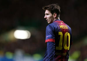 Lionel Messi Candid Side Profile Wallpaper