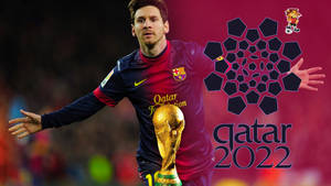 Lionel Messi Fifa World Cup 2022 Wallpaper