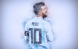 Lionel Messi Graphic Art Wallpaper
