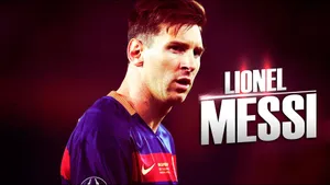 Lionel Messi Looking Cool With The Ball At His Feet Wallpaper