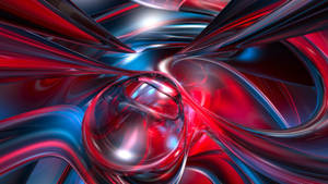 Liquid Metal Forms Wallpaper