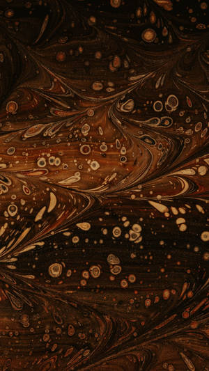 Liquid Pattern Brown Iphone Wallpaper