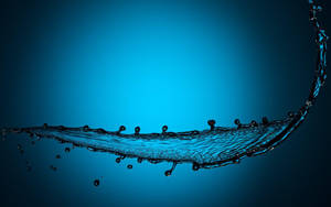 Liquid Water Splash Streak Wallpaper