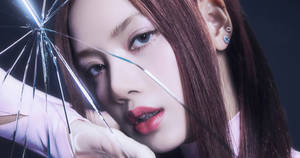 Lisa Blackpink Hd Pink Venom Concept Poster Wallpaper