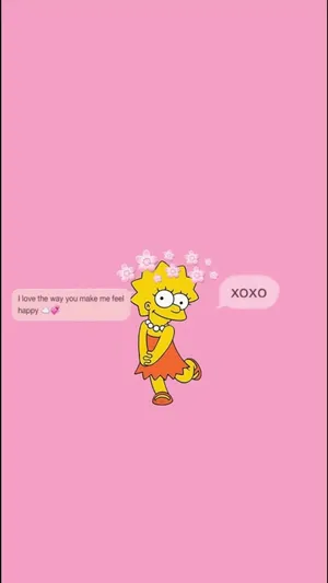 Lisa Simpson Cartoon Wallpaper