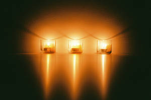 Lit Candles For Remembrance Day Wallpaper