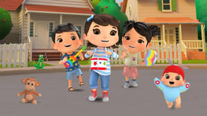 Little Baby Bum Family Dance Wallpaper