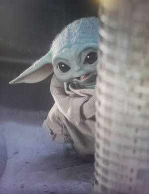 Little Baby Yoda Wallpaper
