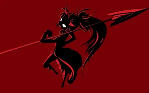 Little Red Devil For Iphone Wallpaper