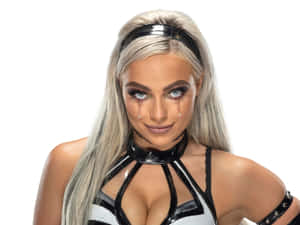 Liv Morgan Glitter Tear Make Up Wallpaper