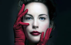 Liv Tyler Hand & Face Photoshoot Wallpaper