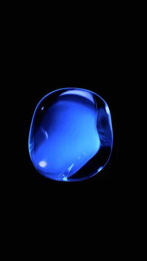 Live Blue Stone Gem Wallpaper