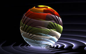 Live Colorful Sphere Wallpaper