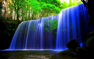 Live Sparkling Waterfall Wallpaper