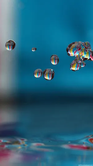 Live Water Drops Top Iphone Hd Wallpaper