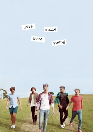 Live While Were Young 1 Direction Iphone Wallpaper