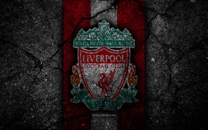 Liverpool 4k Logo On Concrete Ground Wallpaper
