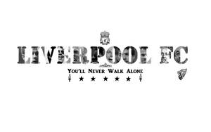 Liverpool Fc Black And White Wallpaper
