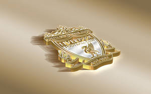 Liverpool Fc Gold Logo Wallpaper