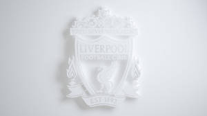 Liverpool Football Club In Cool White Wallpaper